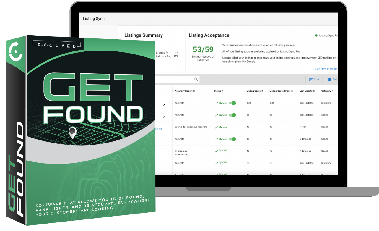 evolved hq getfound